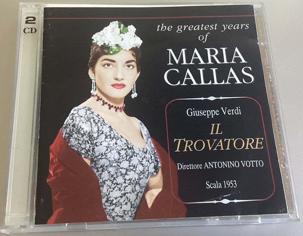 Maria Callas Il Trovatore Scala 1953 Dubbel CD, Ophalen of Verzenden, Gebruikt, Boxset, Opera of Operette