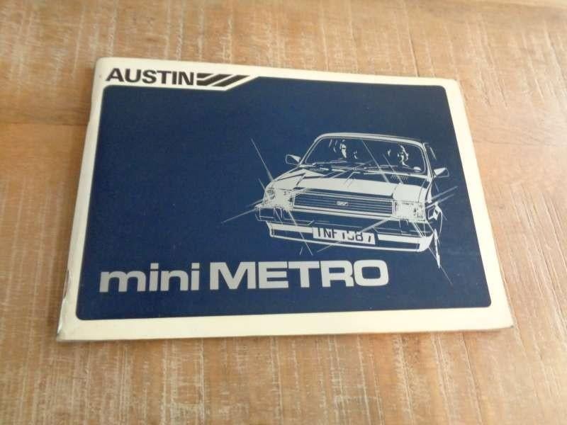 Austin Mini Metro - Handleiding Instructieboek NL Origineel, Auto diversen, Handleidingen en Instructieboekjes, Verzenden