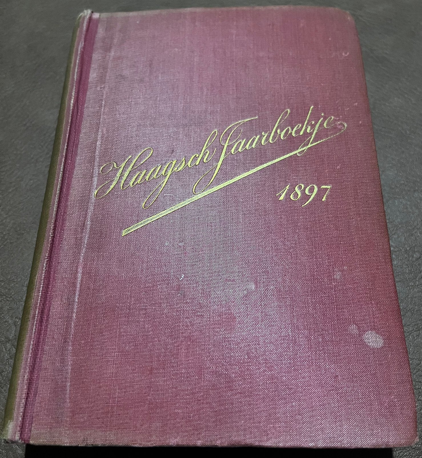 Haagsch Jaarboekje 1897 - 9e jaargang - AJ Servaas van Rooij, Antiek en Kunst, Antiek | Boeken en Bijbels, Ophalen of Verzenden