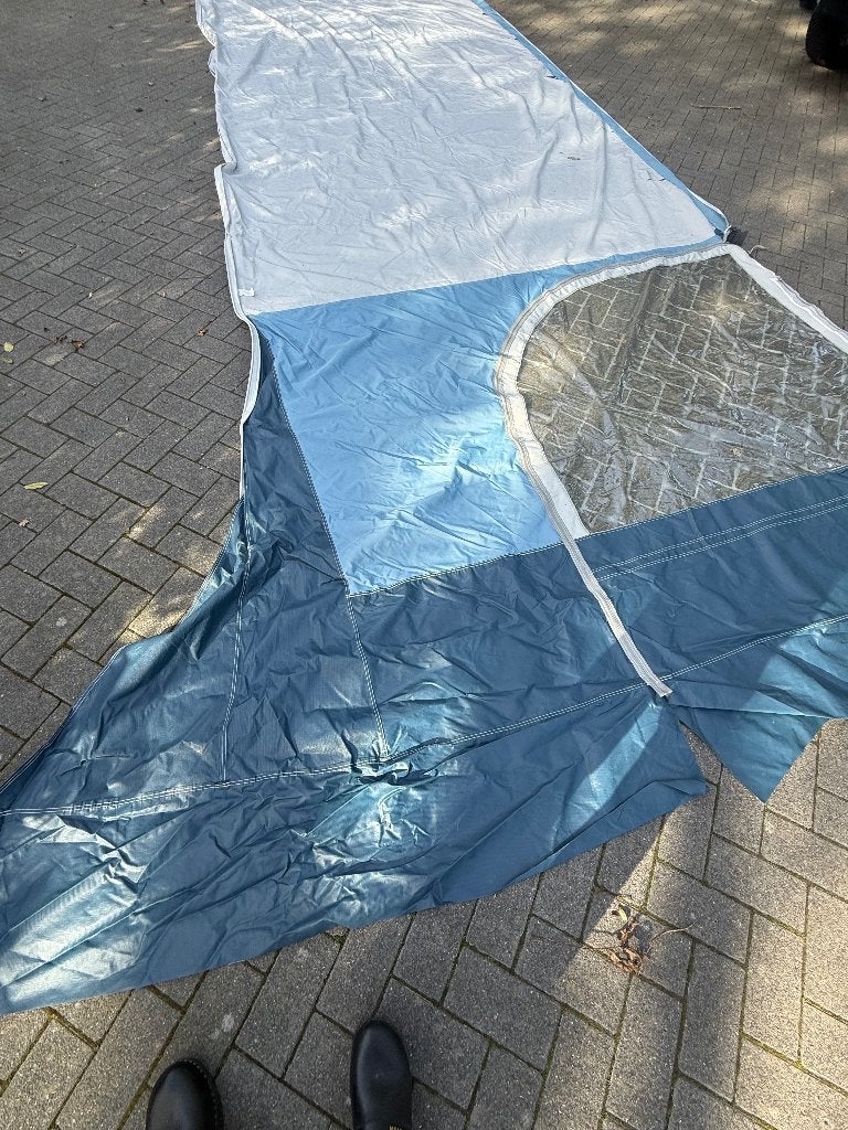 Gratis luifel, Ophalen, Gebruikt