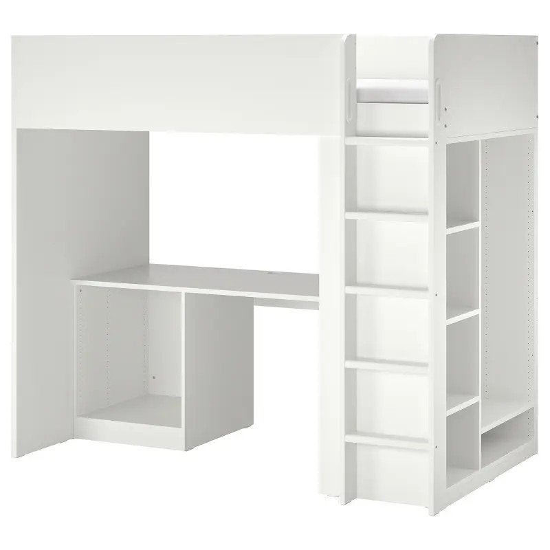 Hoogslaper stuva ikea wit, Ophalen, Zo goed als nieuw, Hoogslaper