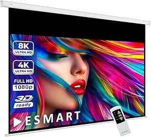 120 inch Esmart Elektrisch Projectiescherm, Ophalen
