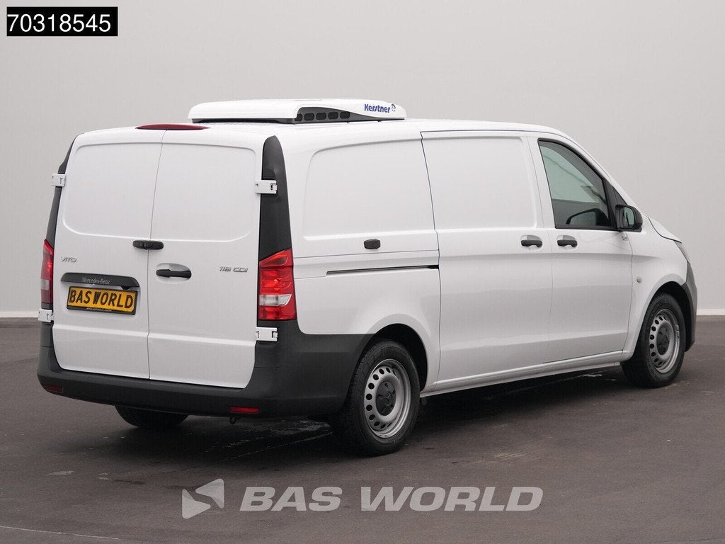 Mercedes Vito 116 Automaat L2H1 Kerstner 230v Stekker Airco, Automaat, Stof, Gebruikt, Euro 6