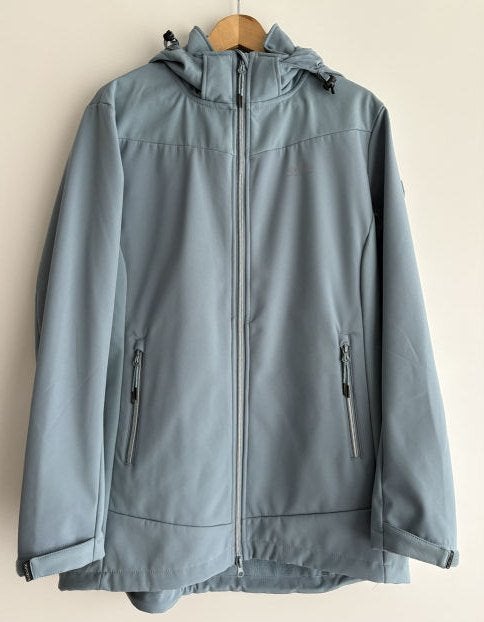 Kjelvik lichtblauwe dames zomerjas maat 42, Ophalen, Blauw, Maat 42/44 (L), Zo goed als nieuw