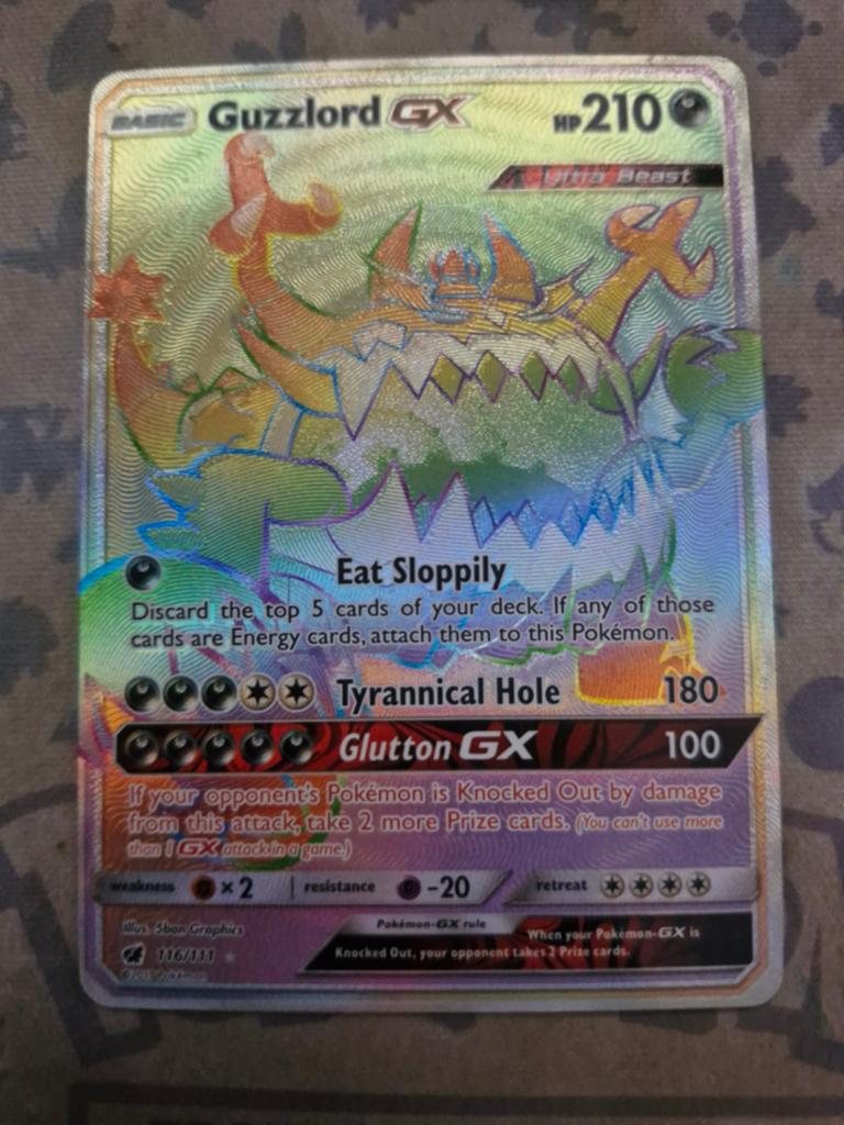 Guzzlord rainbow 116/111, Ophalen of Verzenden, Zo goed als nieuw, Losse kaart