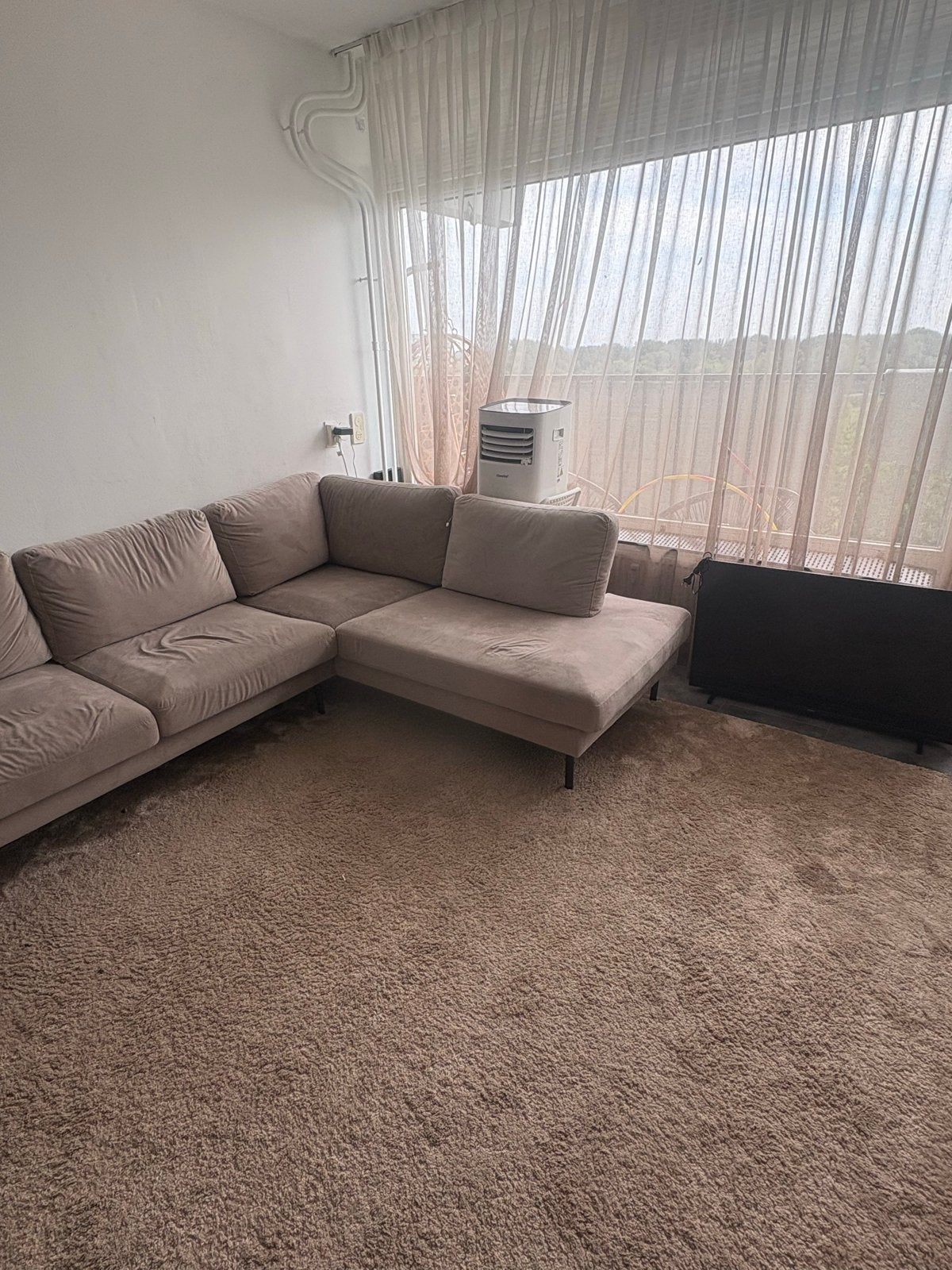 Zo goed als nieuwe hoekbank - comfortabel en stijlvol, Ophalen, 250 tot 300 cm, 100 tot 125 cm, Hoekbank