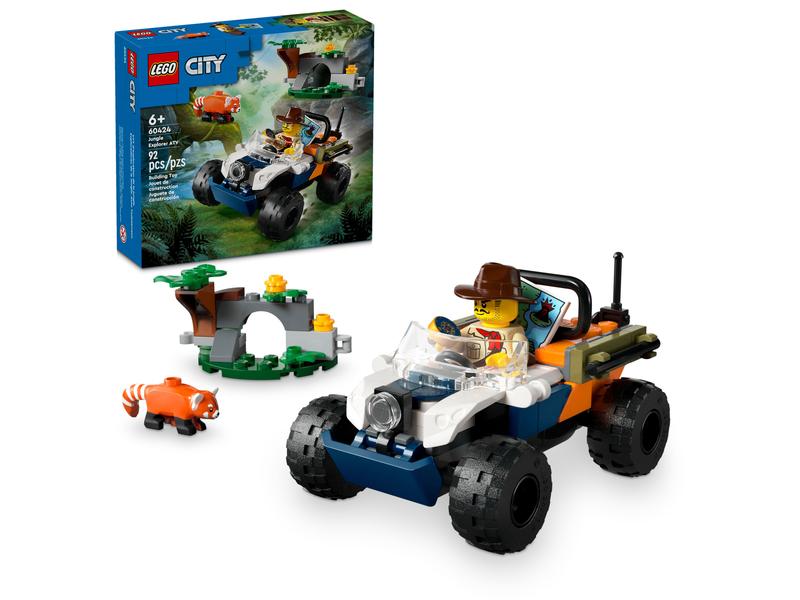 Lego Rode panda-missie met terreinwagen (60424) Nieuw, City, Lego, Nieuw, Ophalen of Verzenden