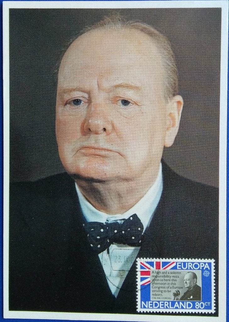 Winston Churchill, Verzenden, 1980 tot heden, Ongelopen, Sterren en Beroemdheden
