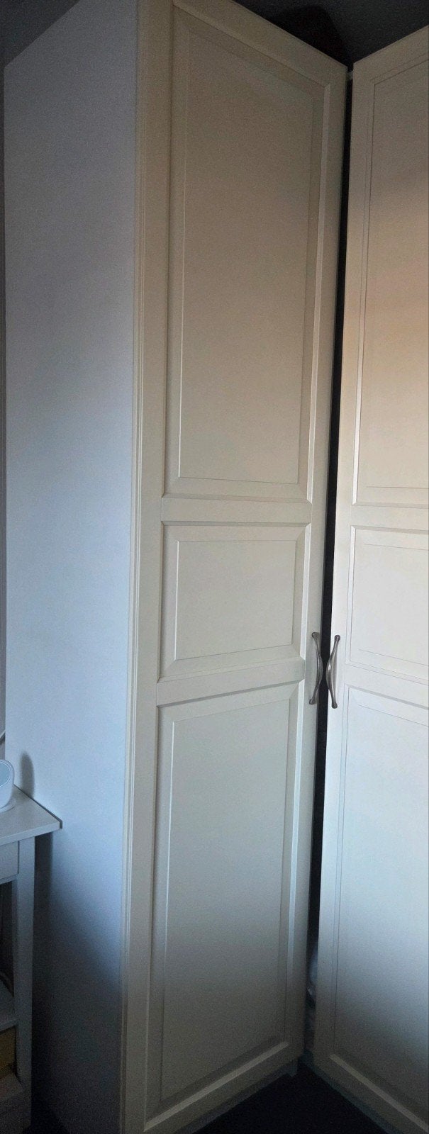IKEA PAX Kast 50x236 met crèmekleurige deur en indeling, Ophalen, Minder dan 50 cm, Gebruikt, 200 cm of meer