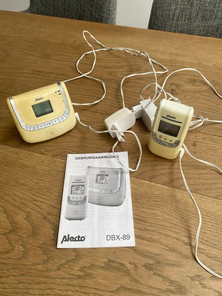 Alecto babyfoon - Gebruikt, werkt goed, incl. handleiding, Kinderen en Baby's, Babyfoons, Ophalen, Gebruikt, Minder dan 100 meter