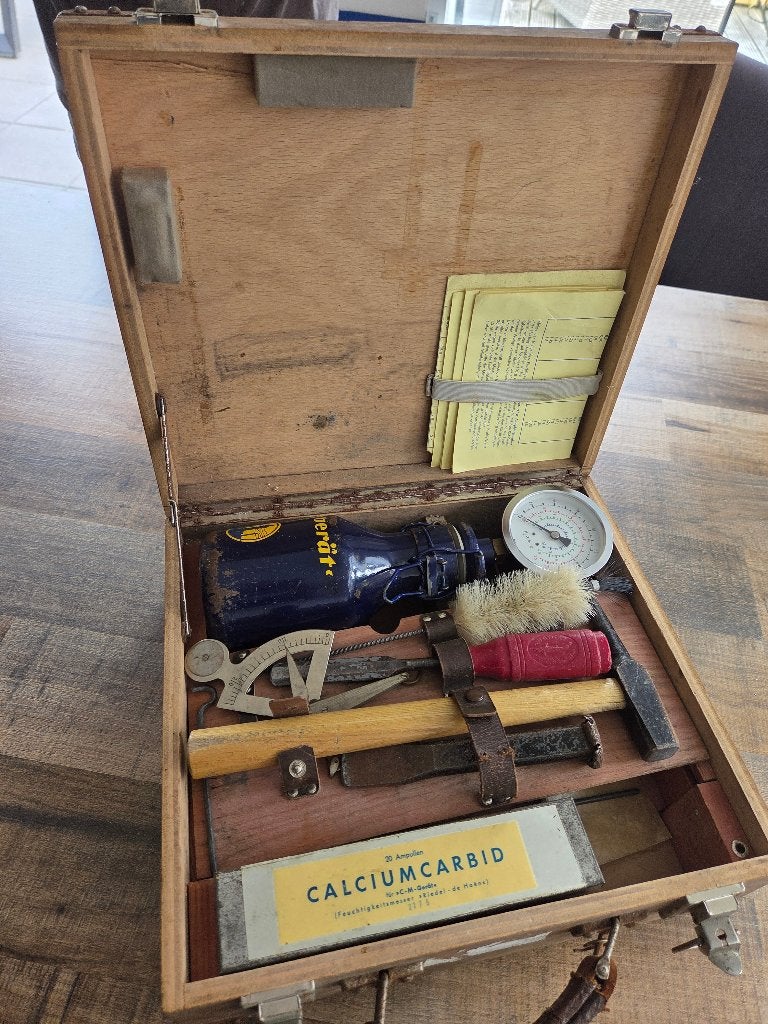 Antieke CM vochtmeter -  Riedel - de Haen - verzameling, Ophalen of Verzenden, Zo goed als nieuw, Vocht of Vloeistof