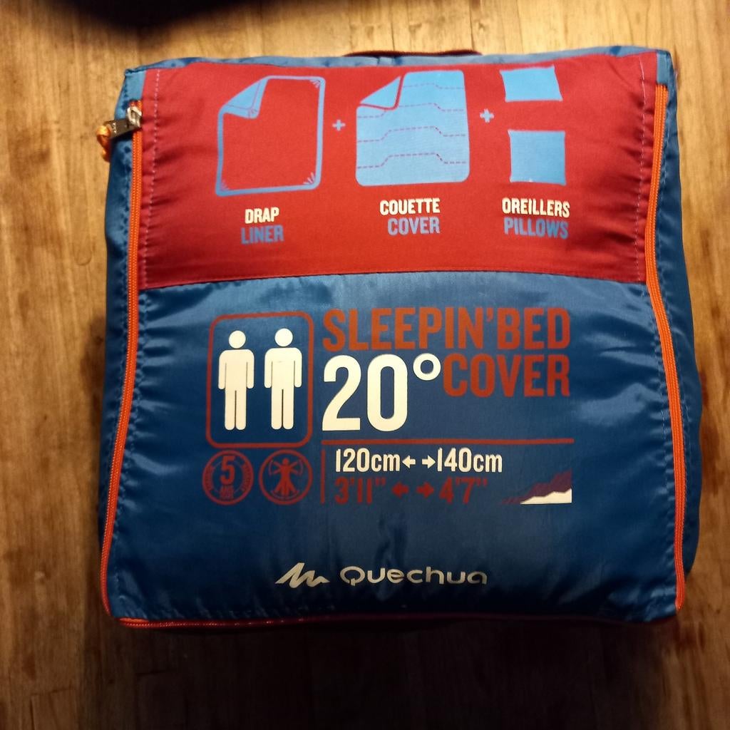 Quechua Sleepin'Bed Cover 20C - 120-140cm, Caravans en Kamperen, Ophalen of Verzenden, Gebruikt