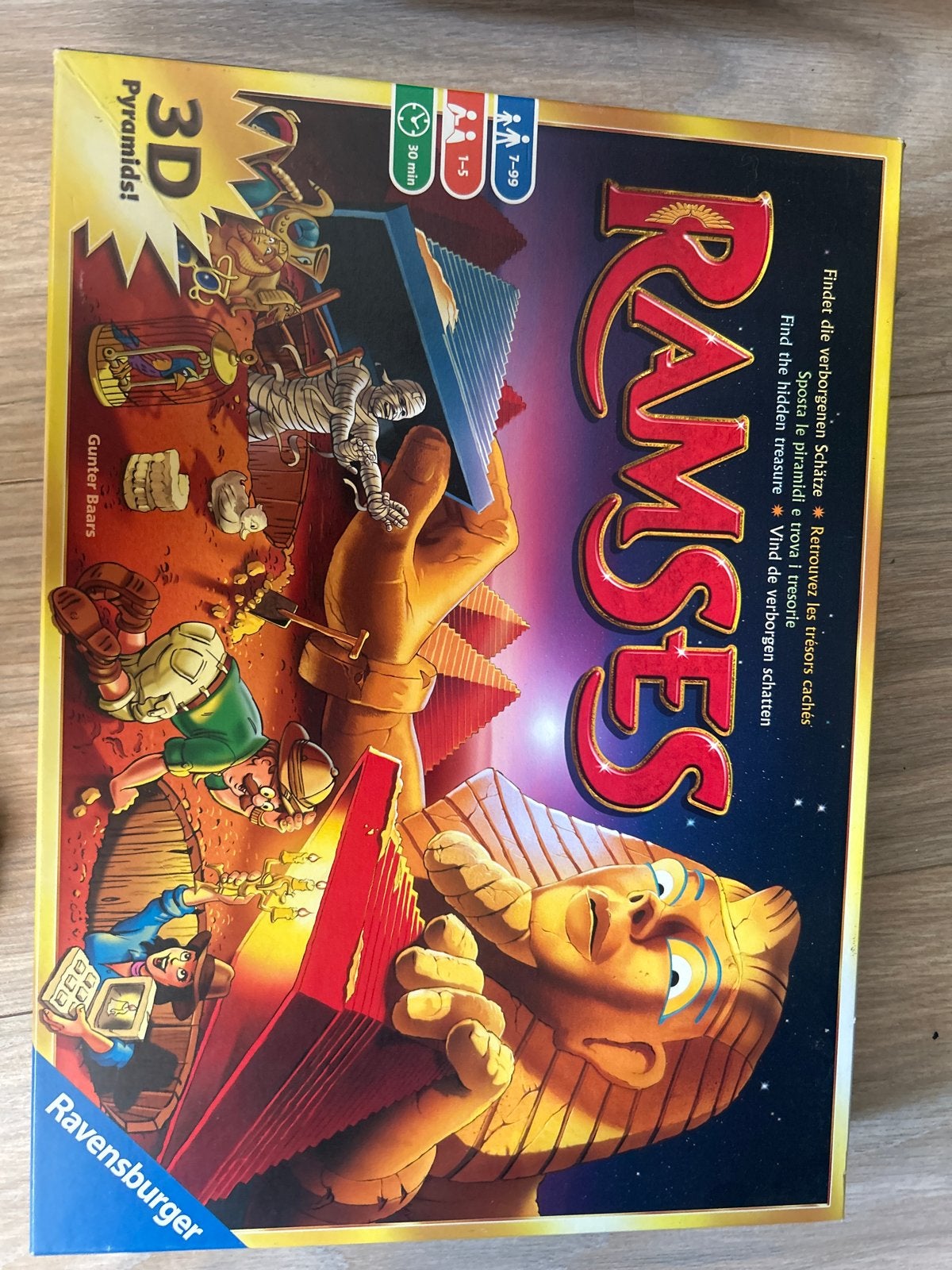 Ramses 3D Piramides Bordspel Ravensburger, Hobby en Vrije tijd, Gezelschapsspellen | Bordspellen, Een of twee spelers, Ophalen of Verzenden