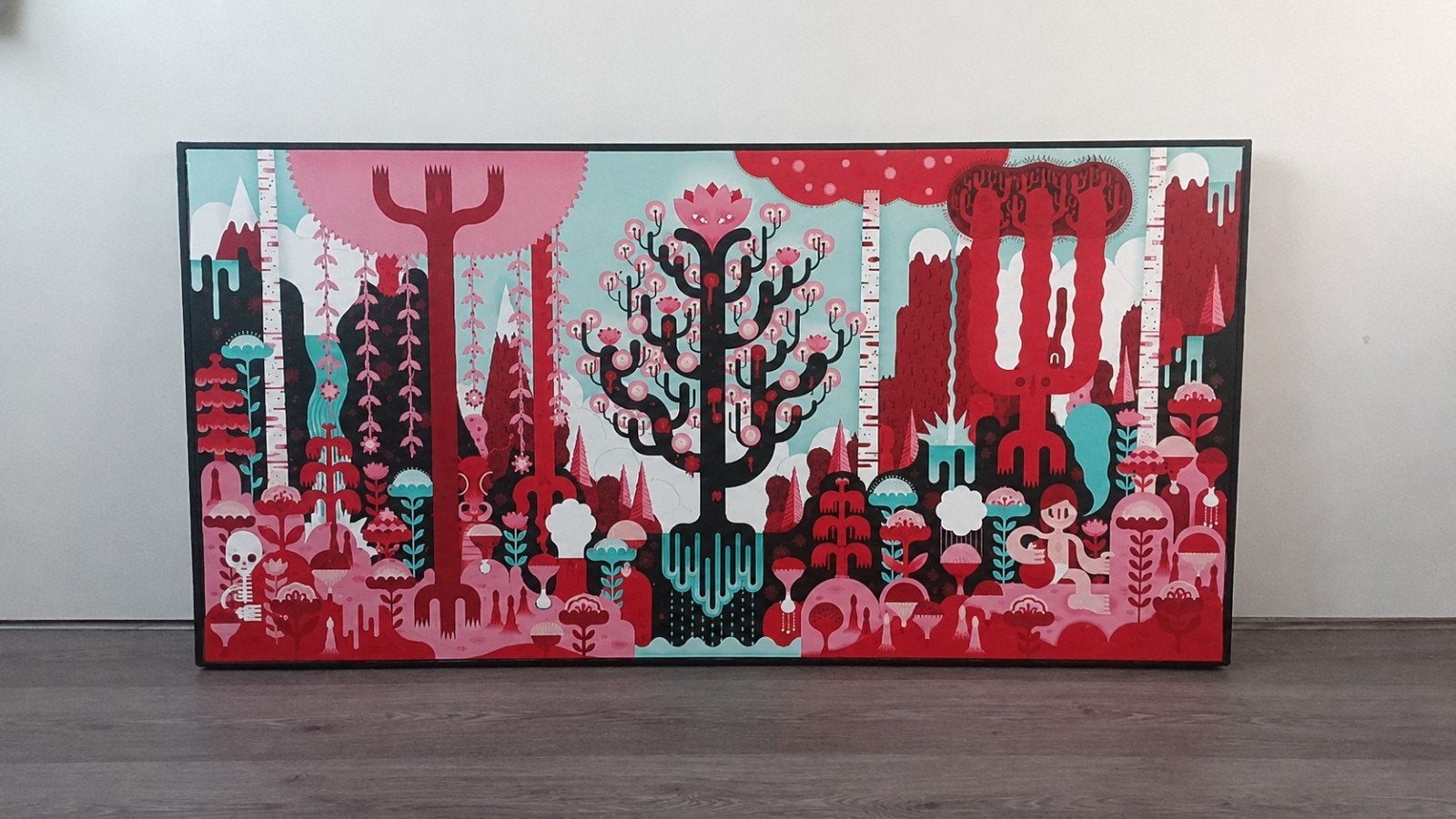 Schilderij Khuan+Ktron art - moderne kunst, Antiek en Kunst, Kunst | Schilderijen | Modern, Ophalen