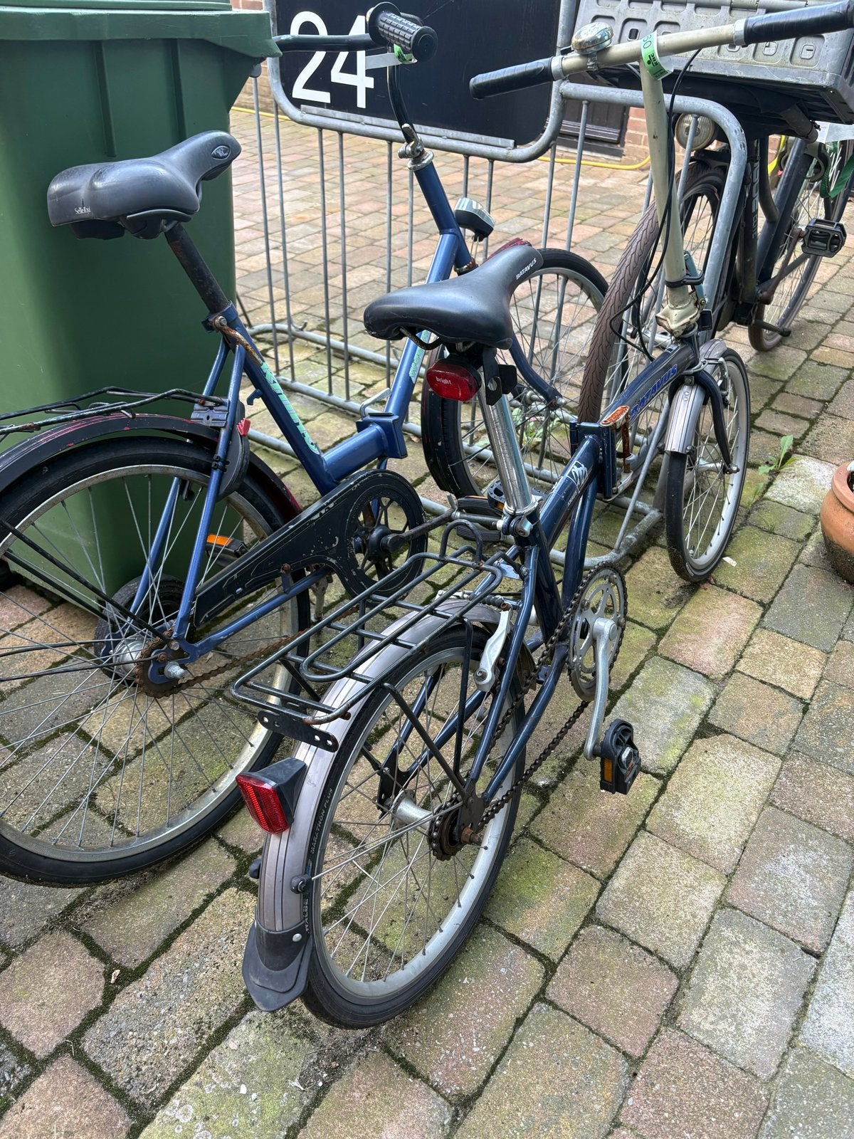 2 Opvouwbare fietsen, Fietsen en Brommers, Ophalen, Gebruikt, Totaal opvouwbaar, 20 inch of meer
