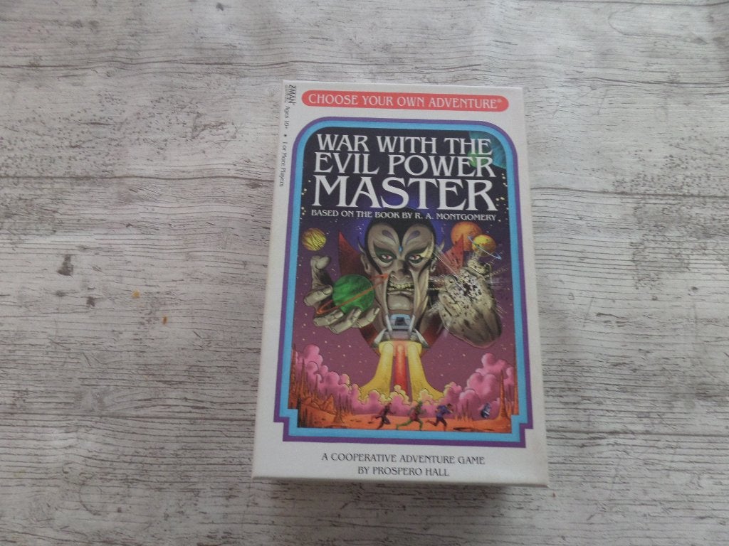 War With the Evil Power Master, Een of twee spelers, Ophalen of Verzenden, Gebruikt, ZMAN Games