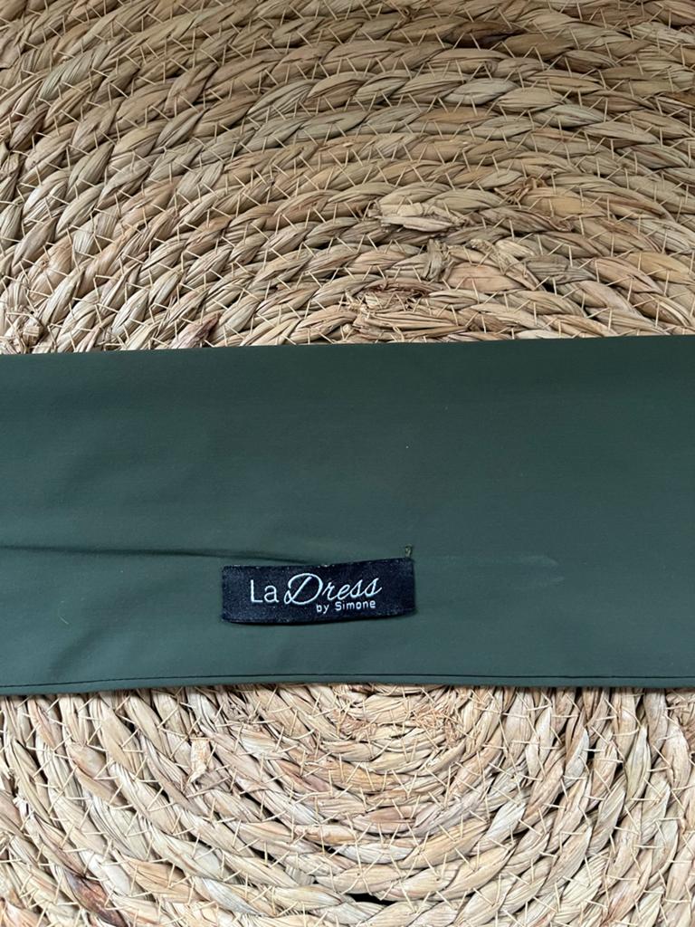 LaDress sash ceintuur olijfgroen, Kleding | Dames, Overige kleuren, Tailleriem, Ophalen of Verzenden, Gedragen