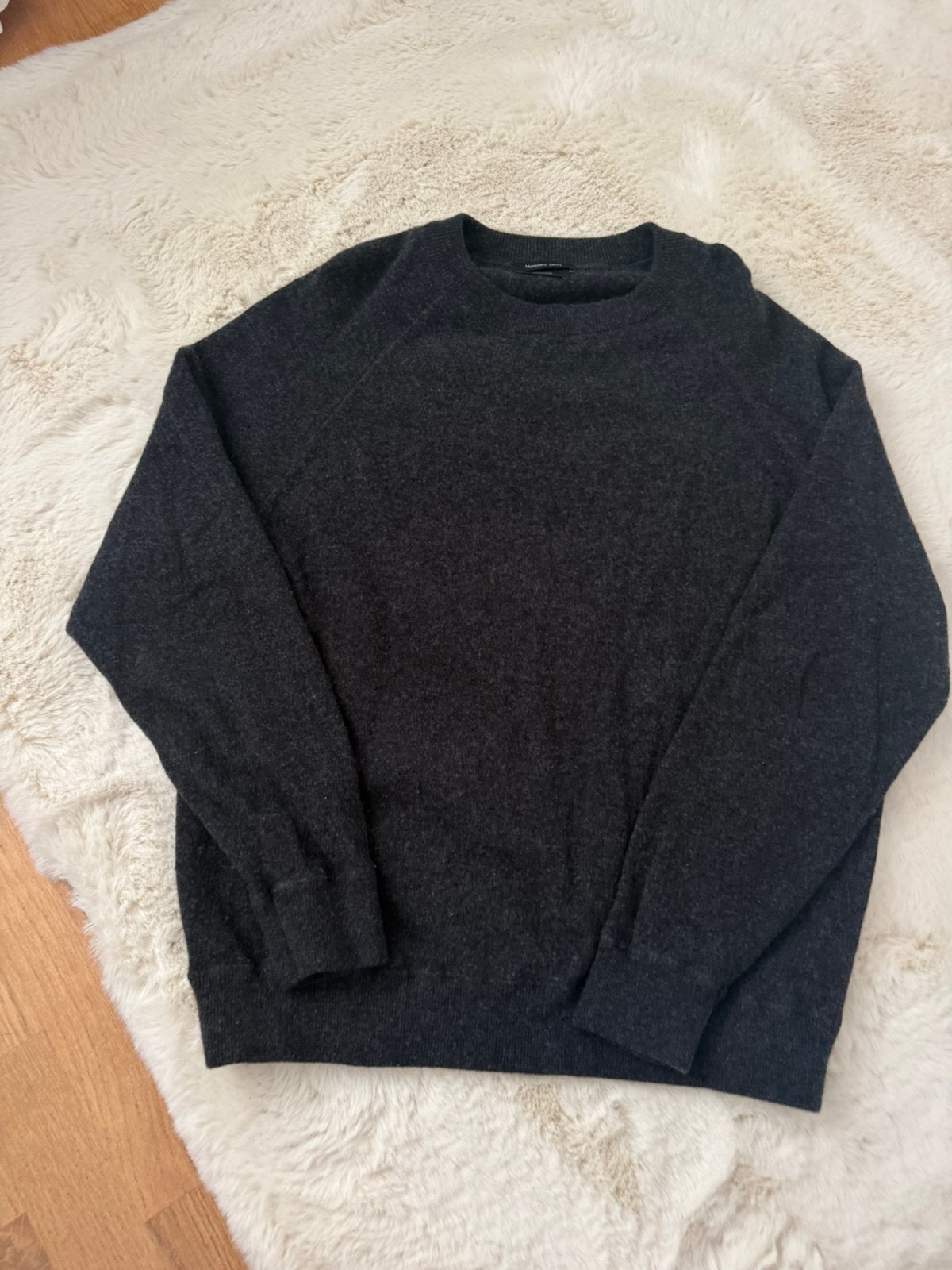 Massimo Dutti lamswollen trui, Ophalen of Verzenden, Zo goed als nieuw, Maat 52/54 (L), Grijs