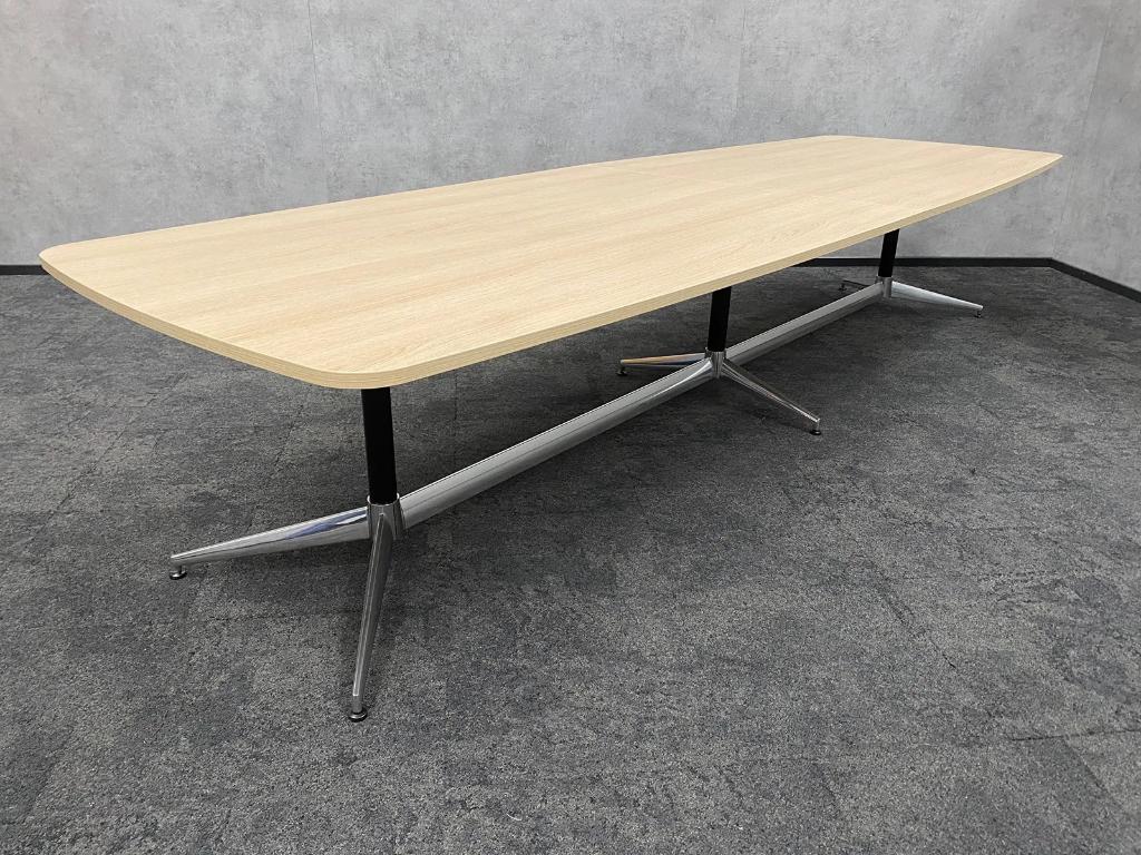 Vergadertafel 370x120cm NIEUW in doos – eiken, Huis en Inrichting, Tafels | Eettafels, 100 tot 150 cm, Eikenhout, Ophalen of Verzenden