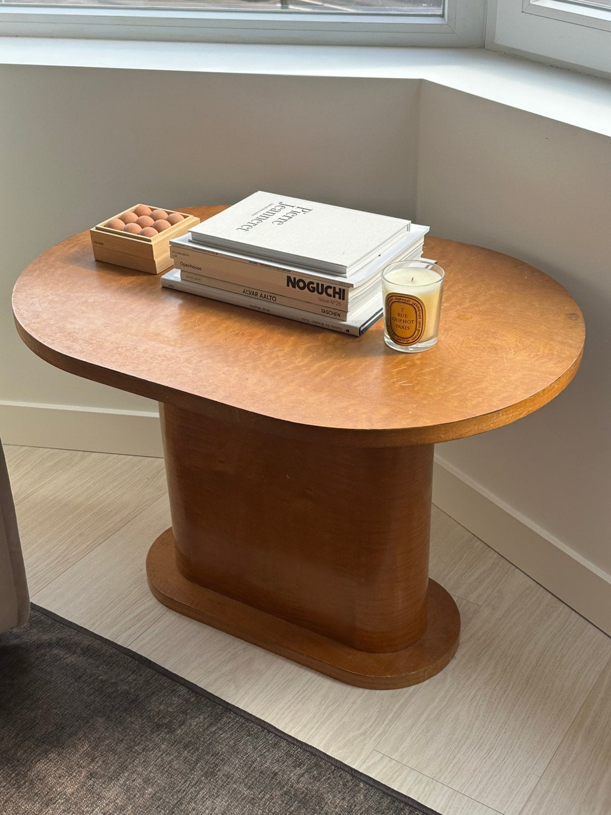 Artdeco tafel, Huis en Inrichting, Ophalen, Zo goed als nieuw, Rechthoekig, 50 tot 100 cm