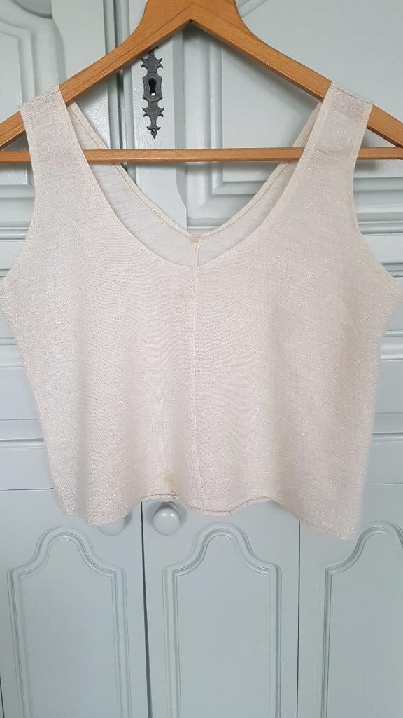 Glitter topje Maat 38, Ophalen of Verzenden, Nieuw, Maat 38/40 (M), Zwart