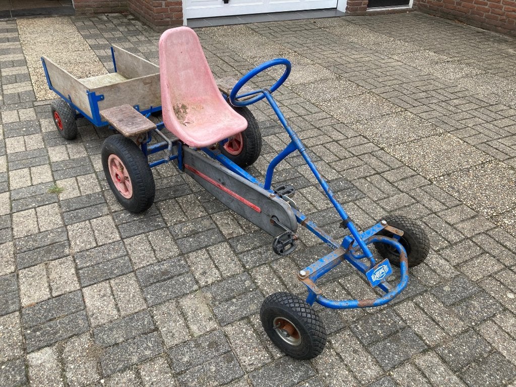 Skelter met aanhanger, Kinderen en Baby's, Speelgoed | Buiten | Skelters, Ophalen, Gebruikt, Berg, Met kar of aanhanger
