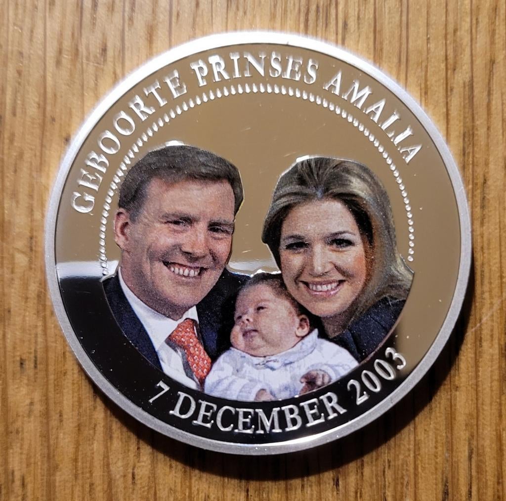 Geboorte Prinses Amalia Munt - Willem-Alexander & Máxima, Koningin Beatrix, Losse munt, Geboorte of Huwelijk, Overige waardes