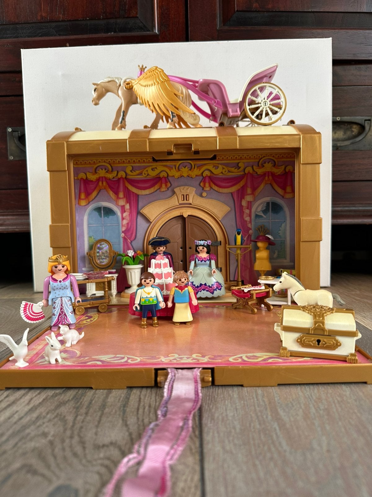 Draag baar playmobil kasteel, Ophalen of Verzenden, Zo goed als nieuw