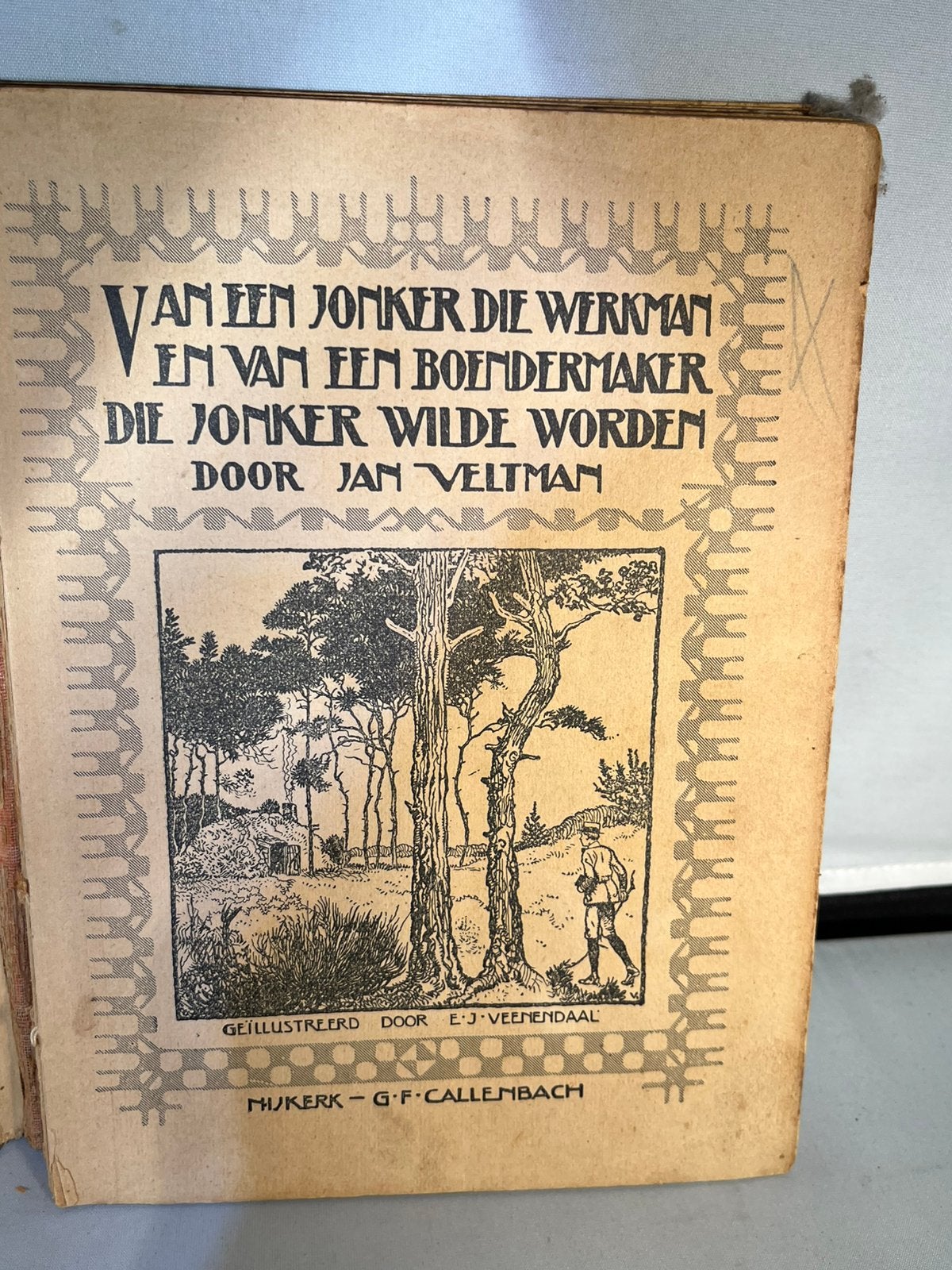 Van een Jonker die Werkman en van een Boendermaker, Ophalen of Verzenden, Gelezen, Nederland