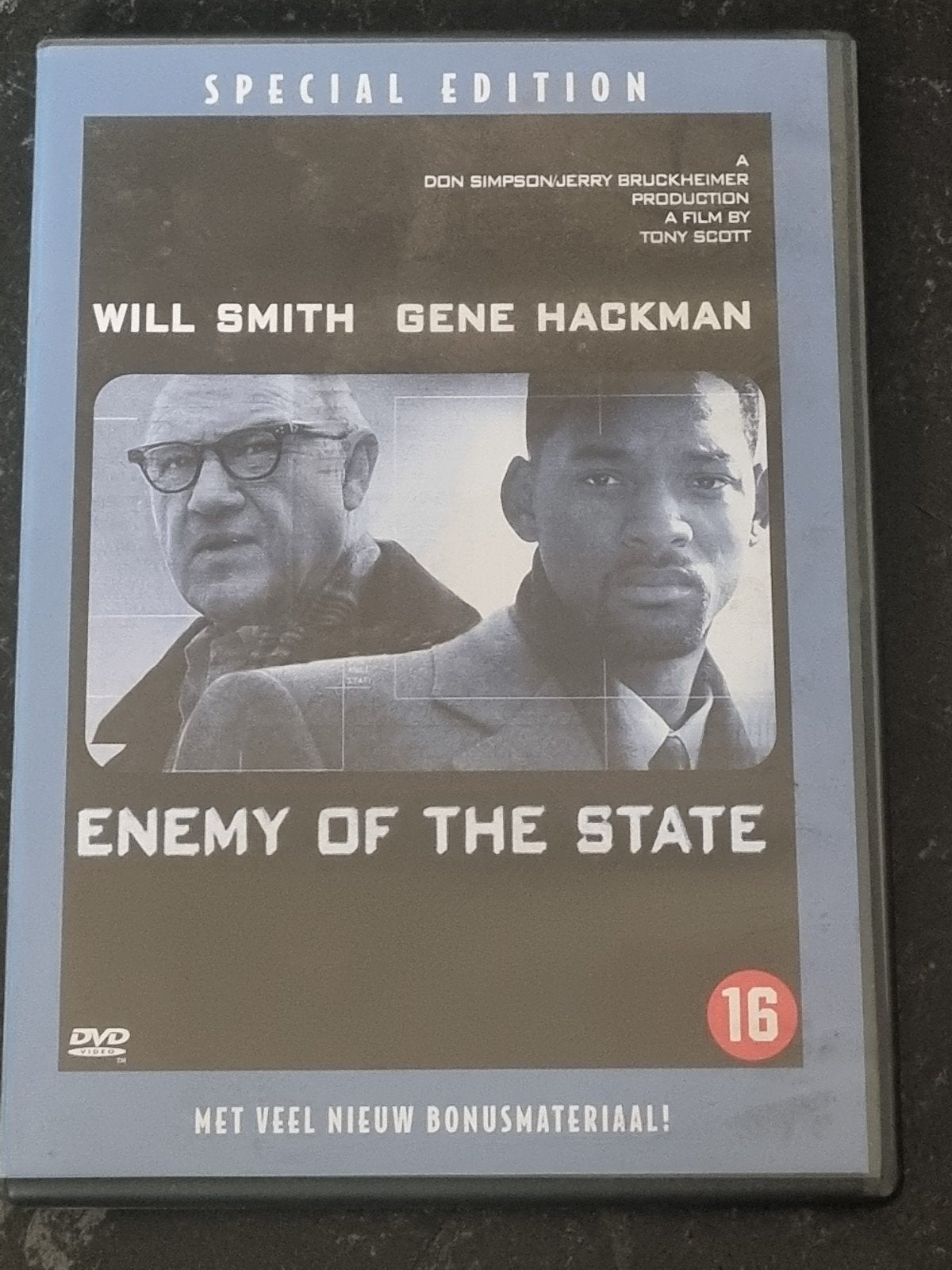 Enemy of the State - Special Edition DVD (Will Smith), Vanaf 16 jaar, Ophalen of Verzenden, Zo goed als nieuw, Actiethriller
