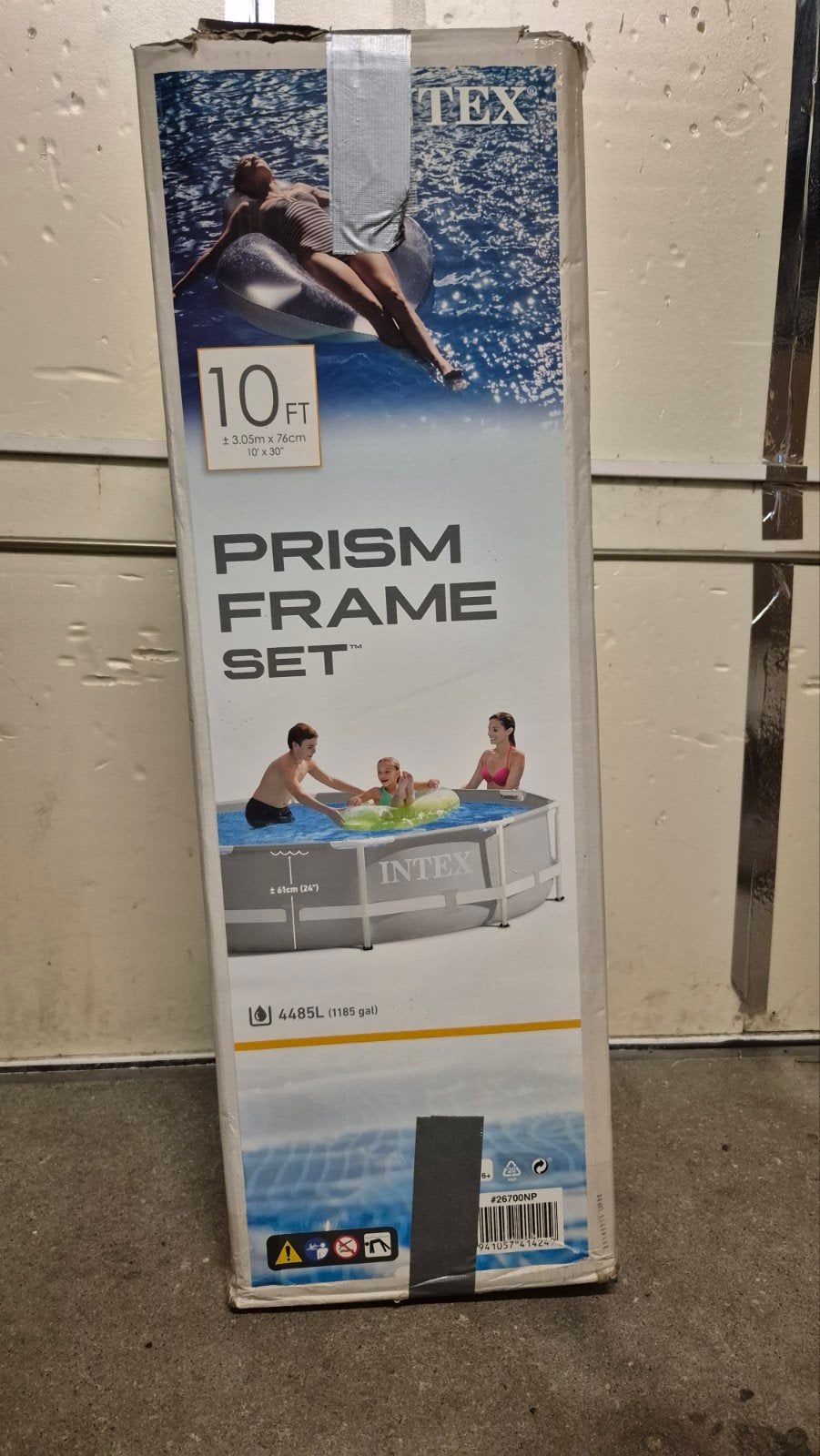 Intex Prism Frame Zwembad - 3.05m x 76cm, Tuin en Terras, Ophalen, Gebruikt, Minder dan 80 cm, Rond