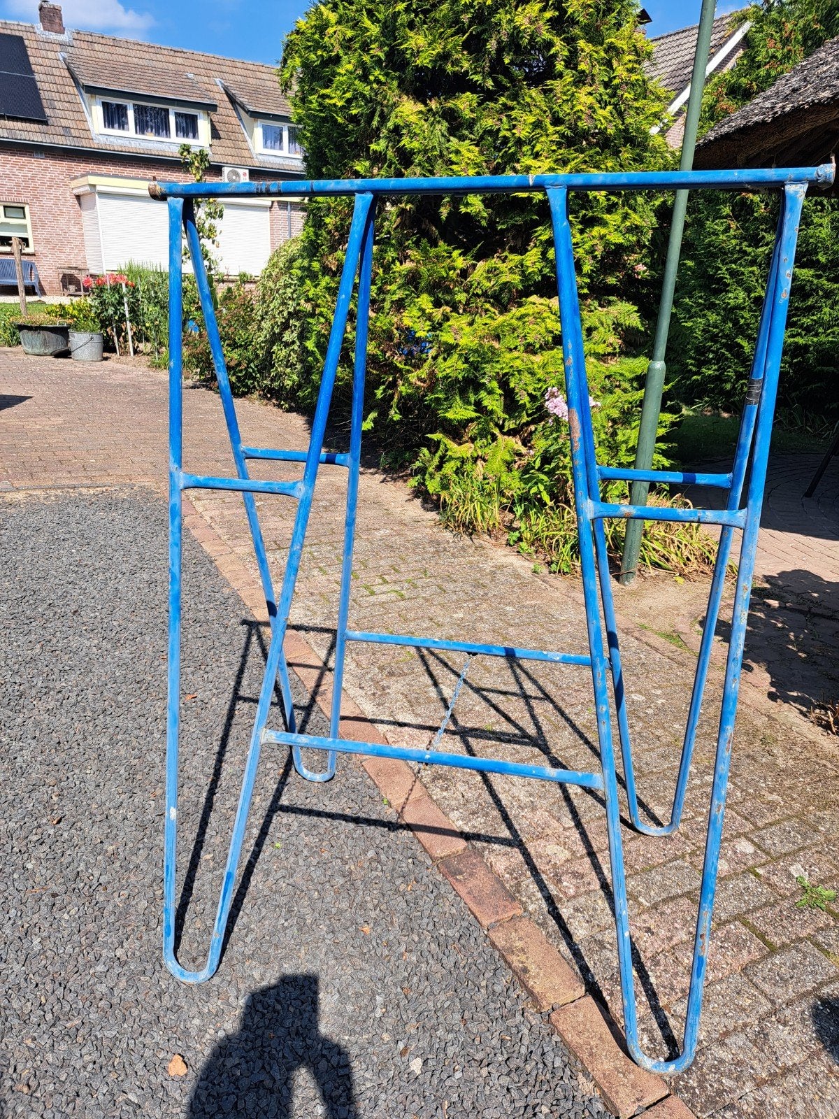 6 nette schragen 1.50m hoog, niet verroest, Ophalen, Gebruikt, Minder dan 2 meter