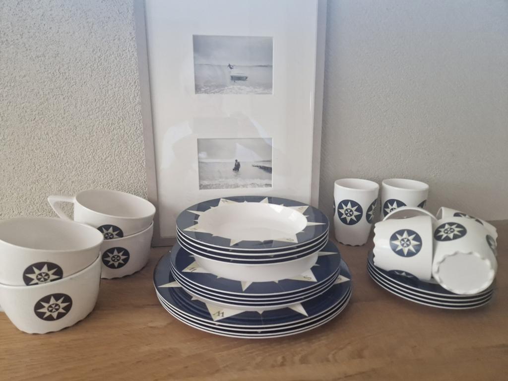 Mepal servies 'windroos' 4 pers, Ophalen of Verzenden