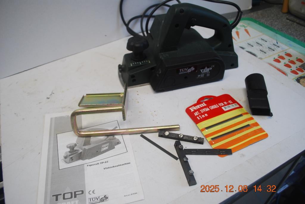 Electrische schaafmachine, Ophalen of Verzenden, Gebruikt, Elektrisch