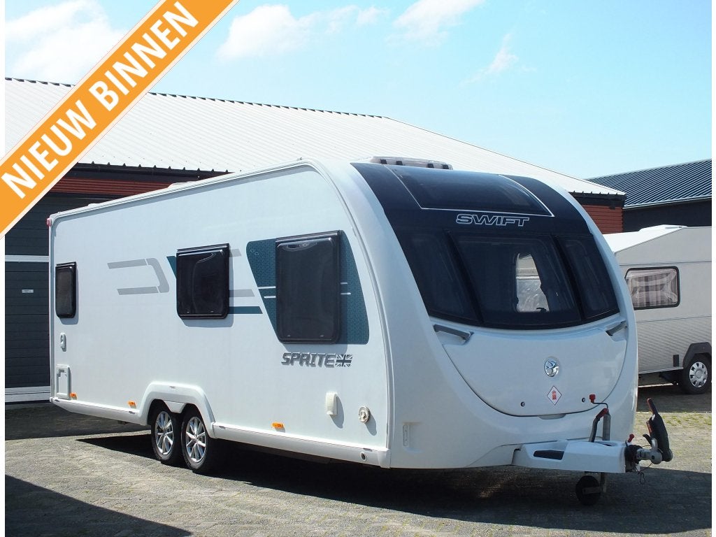 SWIFT SPRITE QUATTRO bj.2019, STAPELBED, MOVER, 6 PERSOONS!, Caravans en Kamperen, Ringverwarming, Bedrijf, Overige typen, Swift