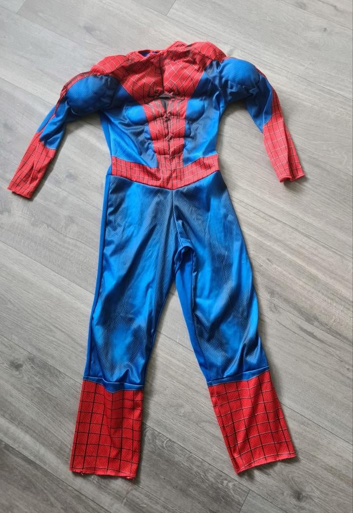 Spiderman verkleedkleding/ carnaval 8 / 10 jaar, Kinderen en Baby's, Carnavalskleding en Verkleedspullen, Ophalen, Zo goed als nieuw