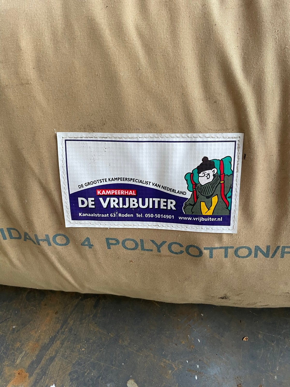 De Vrijbuiter Idaho 4 Polycotton Tent480x280, Ophalen of Verzenden, Gebruikt, Tot en met 4