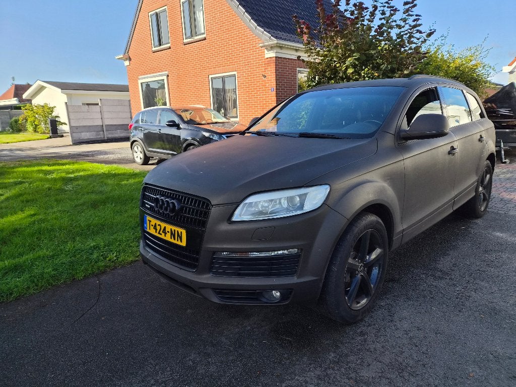 Audi Q7 4.2 V8 quatro 5+2 persoons inruil mogelijk, Automaat, 2245 kg, Blauw, 350 pk