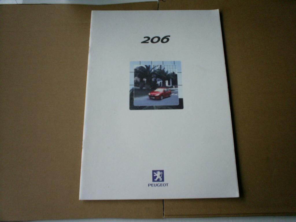 Peugeot 206 [ 6 / 2000 ] 36 pag., Verzenden, Zo goed als nieuw, Peugeot