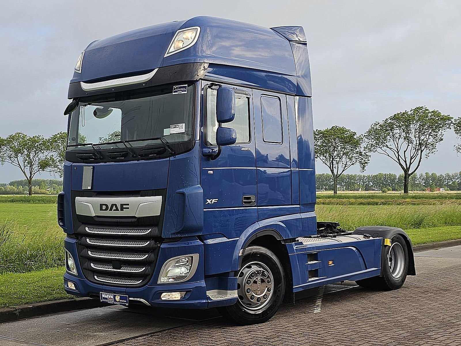 DAF XF 480, Automaat, Euro 6, Blauw, Bedrijf