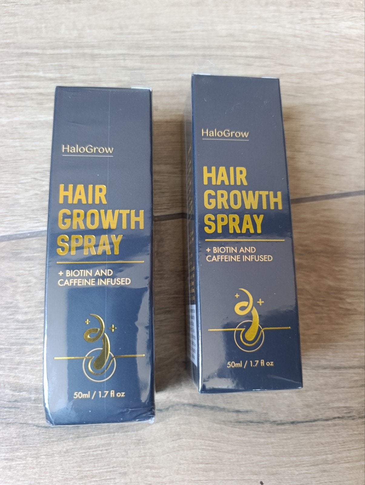HaloGrow Haargroeispray met Biotine en Cafeïne (2 stuks), Ophalen of Verzenden, Nieuw, Haarverzorger of -hersteller