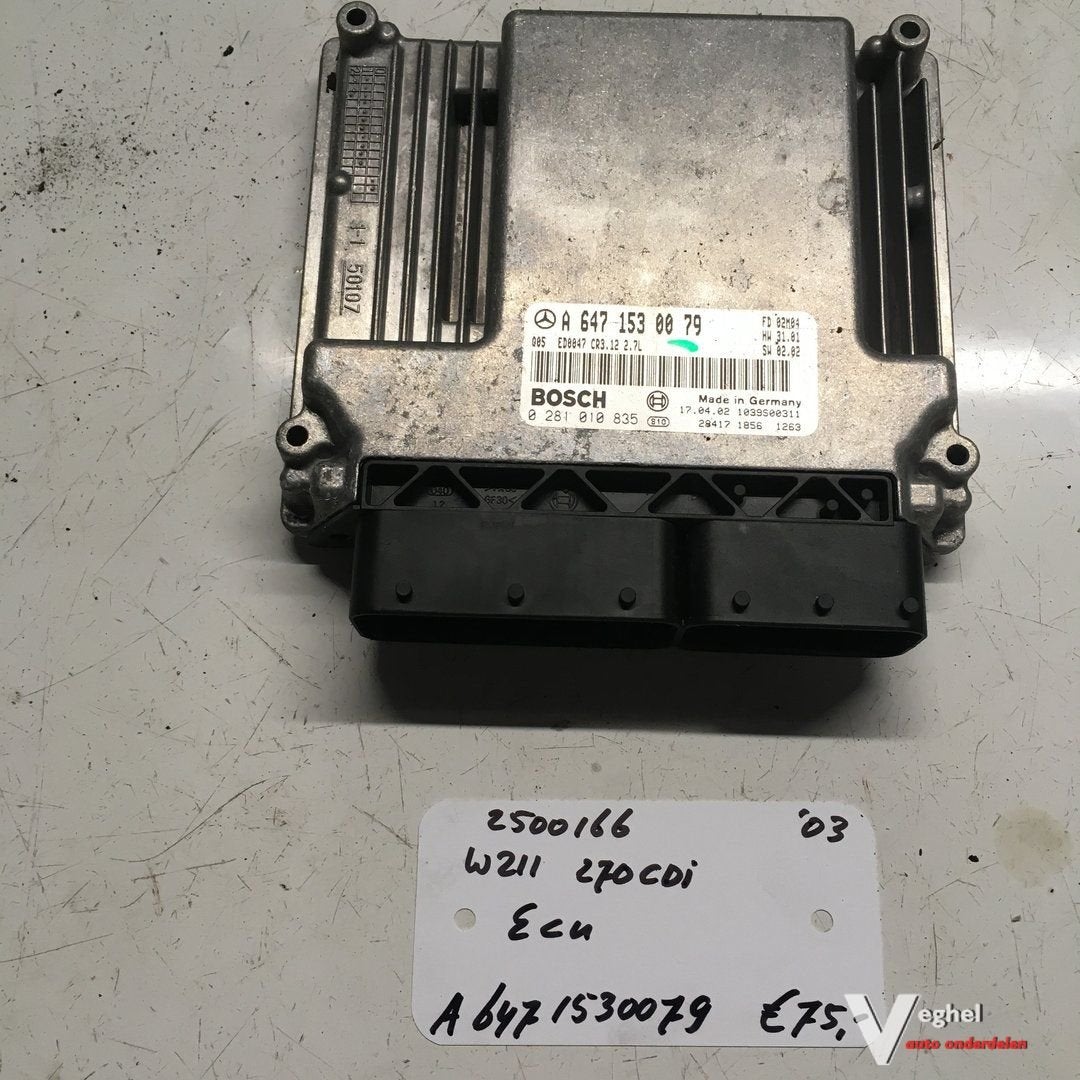 Mercedes W211 270 CDI sedan 2003 2500166  ECU  A 647 153 007, Gebruikt, -, -, Ophalen of Verzenden