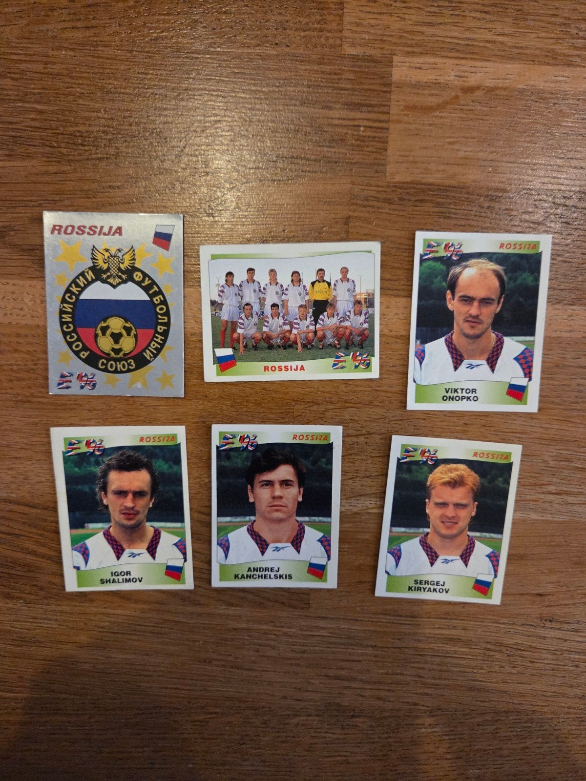 Panini EK 96 Rusland, Ophalen of Verzenden, Zo goed als nieuw, Buitenlandse clubs, Poster, Plaatje of Sticker