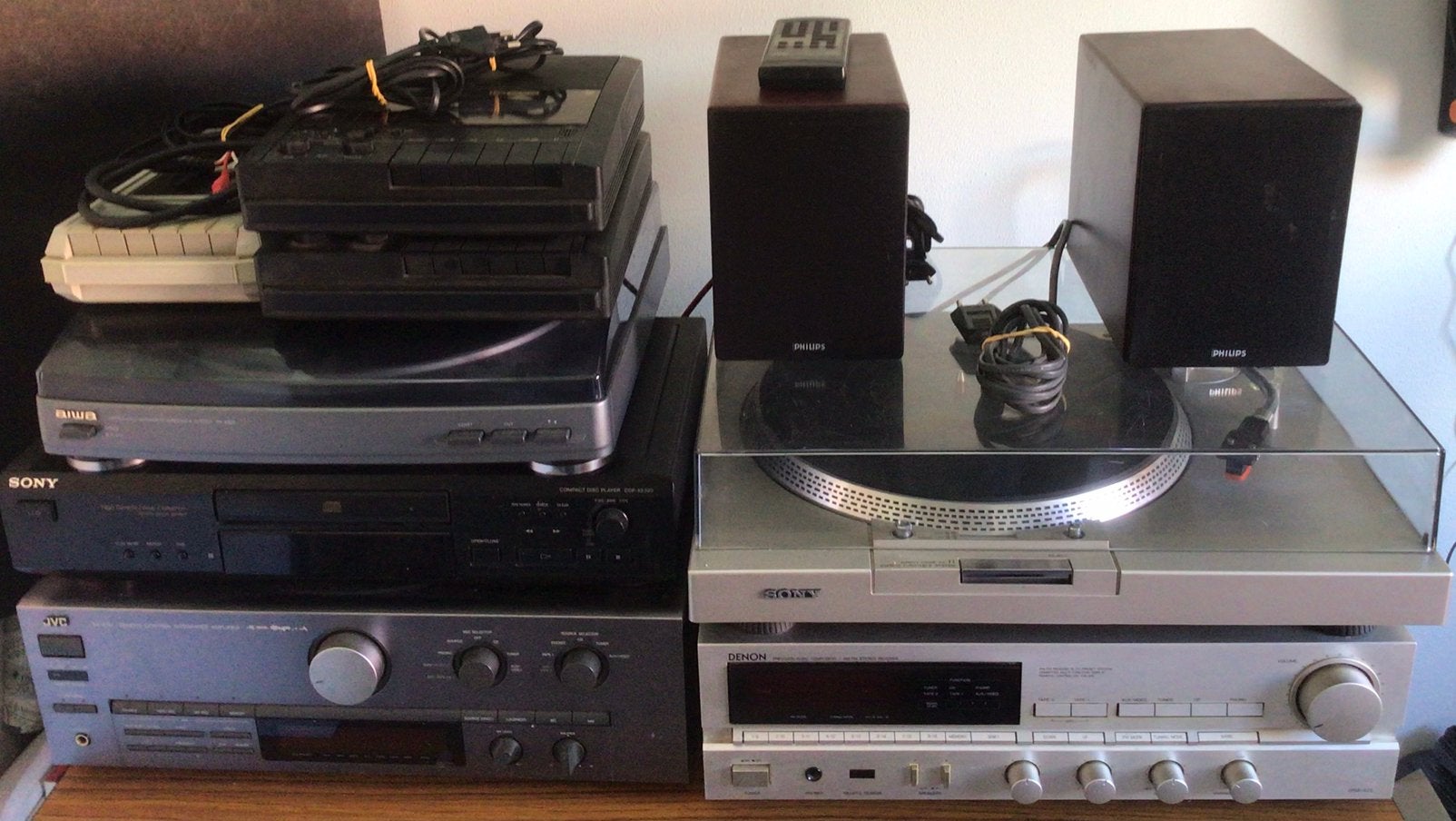Partij Audio Apperatuur, Sony,Denon, Jvc,Nokia,AIWA,Nokia…., Ophalen, Gebruikt