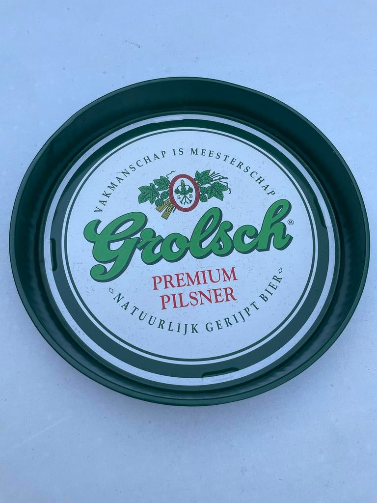 Vintage Grolsch Dienblad - Premium Pilsner, Ophalen of Verzenden, Gebruikt, Gebruiksvoorwerp