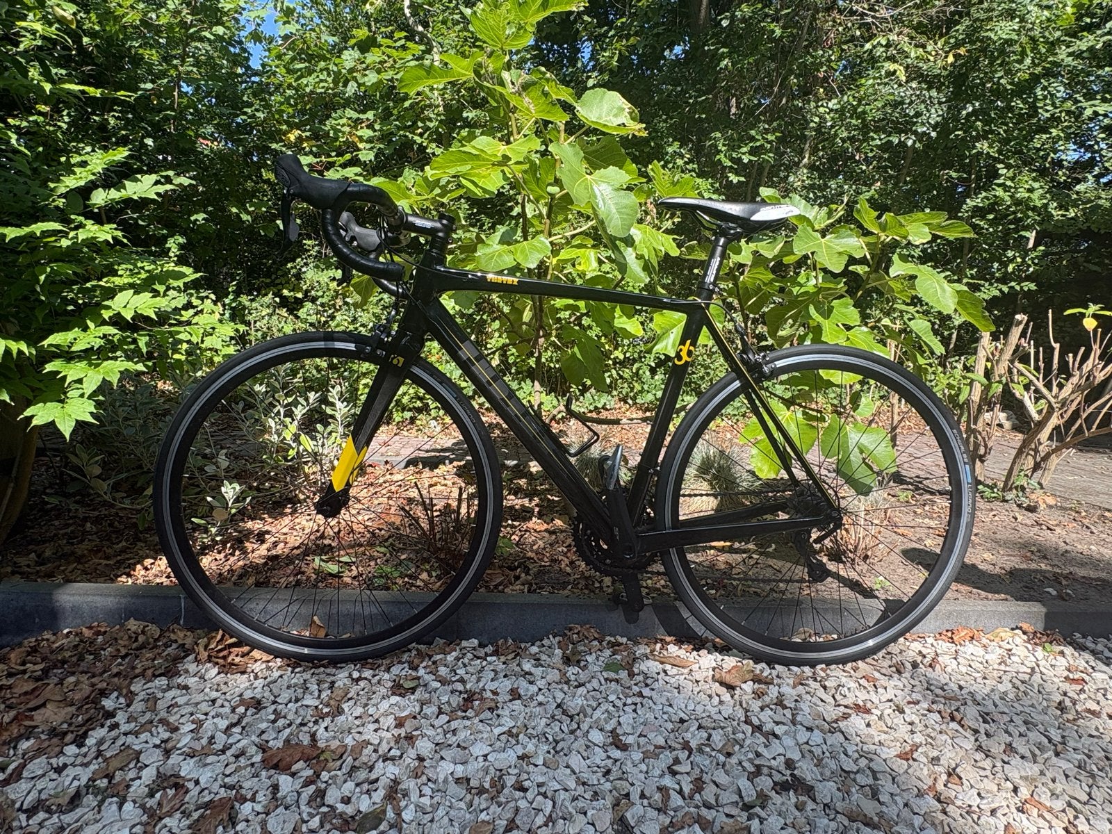 Rose Xeon Racefiets met Gele Accenten, Fietsen en Brommers, Fietsen | Racefietsen, 28 inch, Gebruikt, Aluminium, Meer dan 20 versnellingen