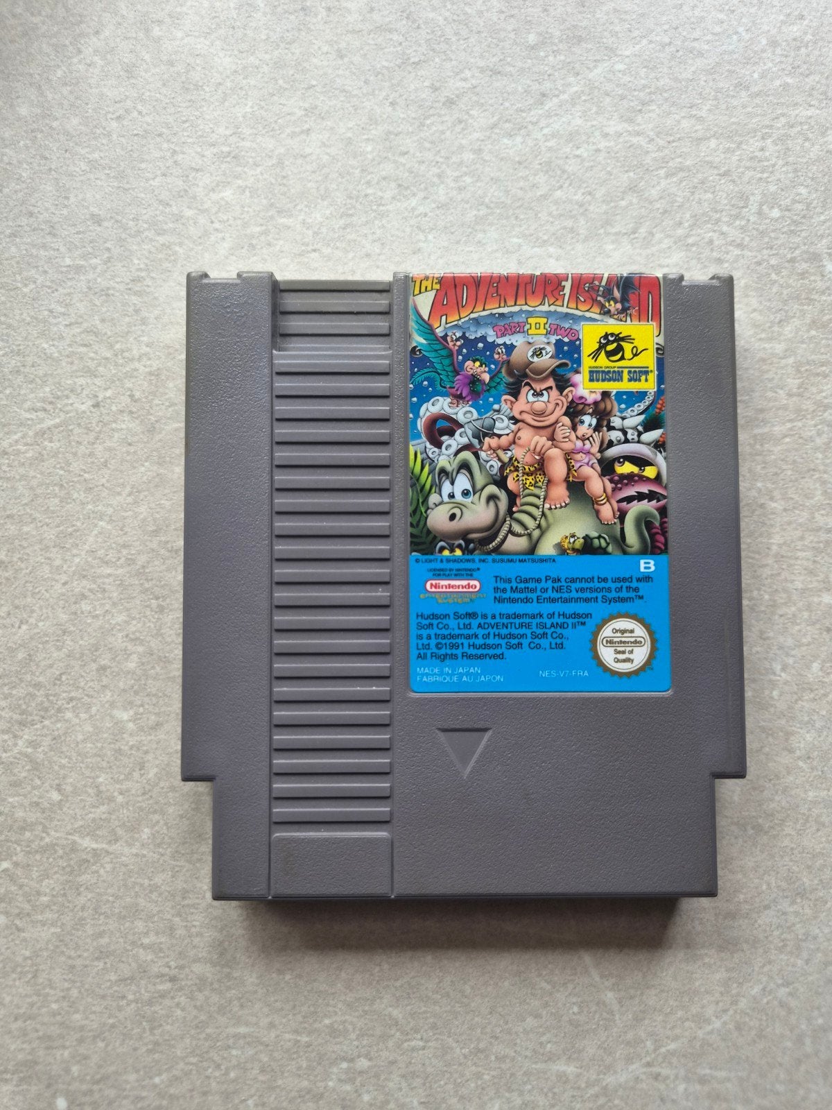 The Adventure Island II NES - Klassiek platformavontuur, Spelcomputers en Games, Games | Nintendo NES, Gebruikt, 1 speler, Ophalen of Verzenden