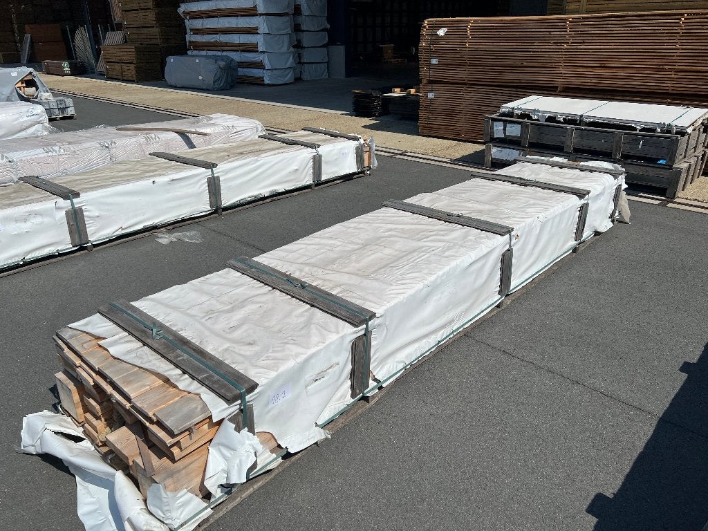 Vurenhouten overkapping 580x300 cm, Tuin en Terras, Ophalen, Zo goed als nieuw, Veranda