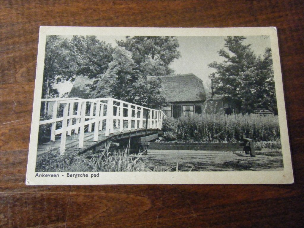 Z31 - Ankeveen - Bergsche Pad - Mooi/Oud, Ophalen of Verzenden, 1940 tot 1960, Noord-Holland