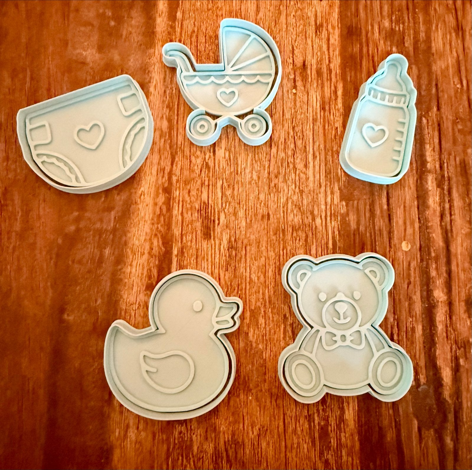 Baby Shower Koekjesvormen - Set van 5, Huis en Inrichting, Overige typen, Kunststof, Nieuw, Ophalen of Verzenden